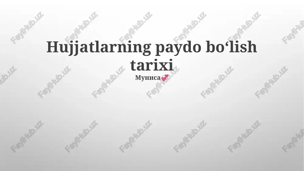 qadimgi misr va ierarogliflar — PPTX