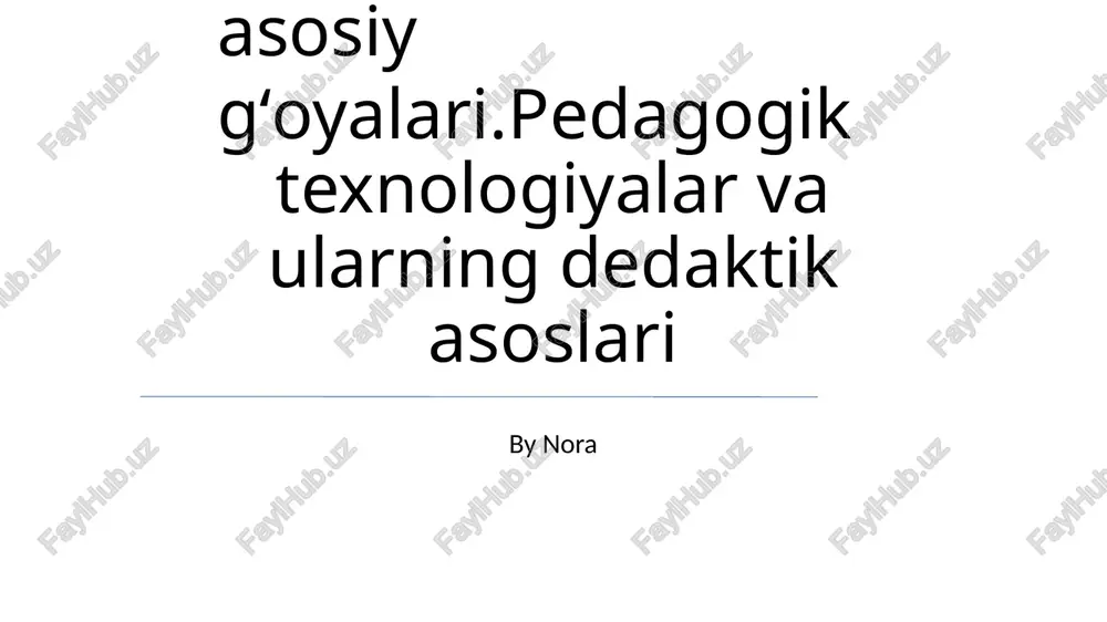 klassik pedagoglarning ta'lim g'oyalari — PPTX