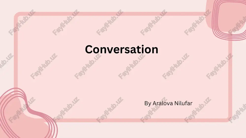 conversation — PDF
