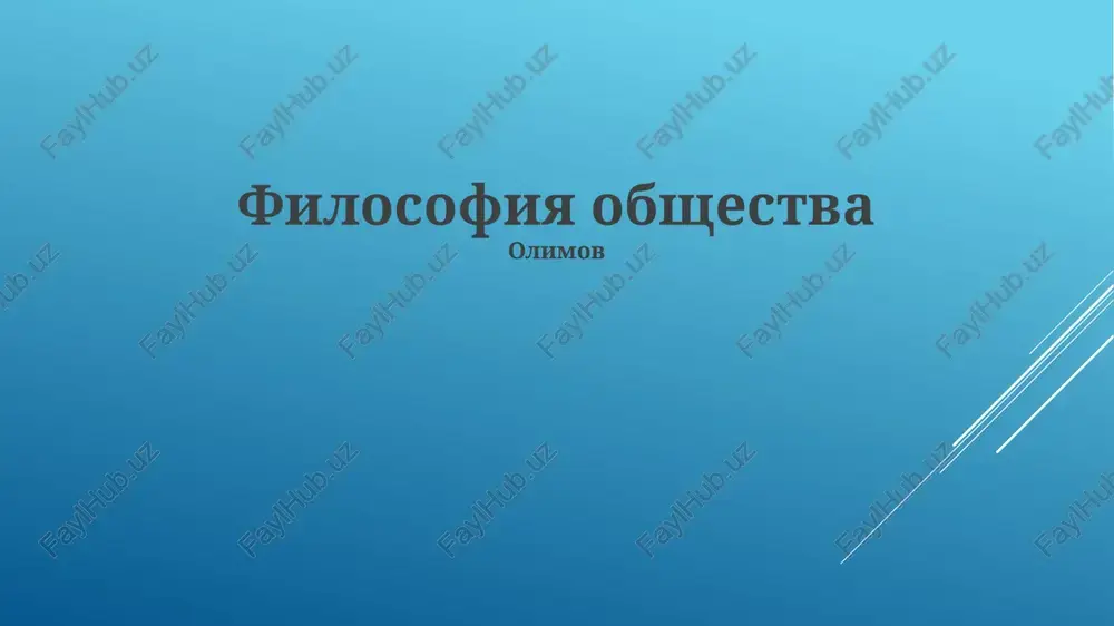 filosofiya obshestva — PPTX