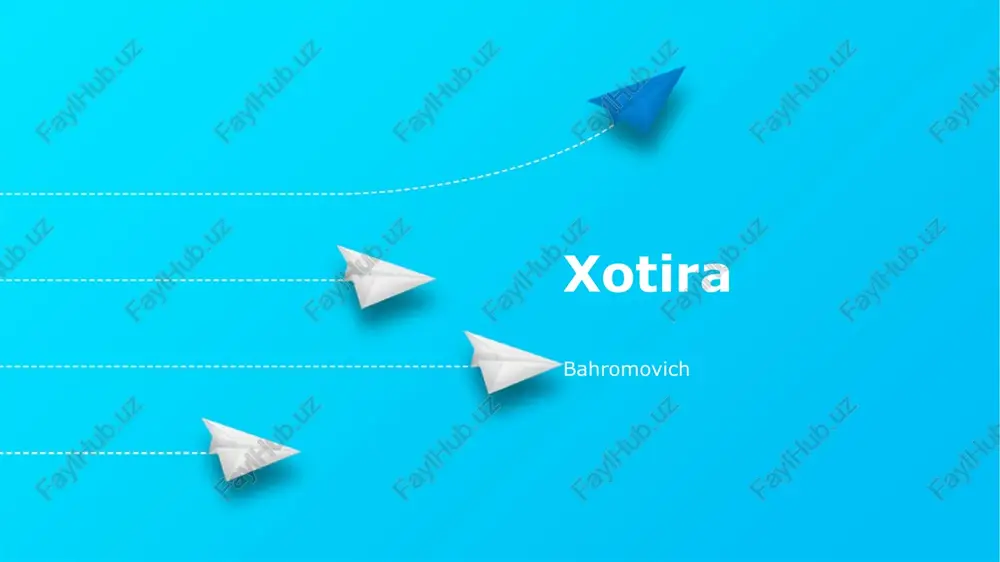 xotira — PPTX
