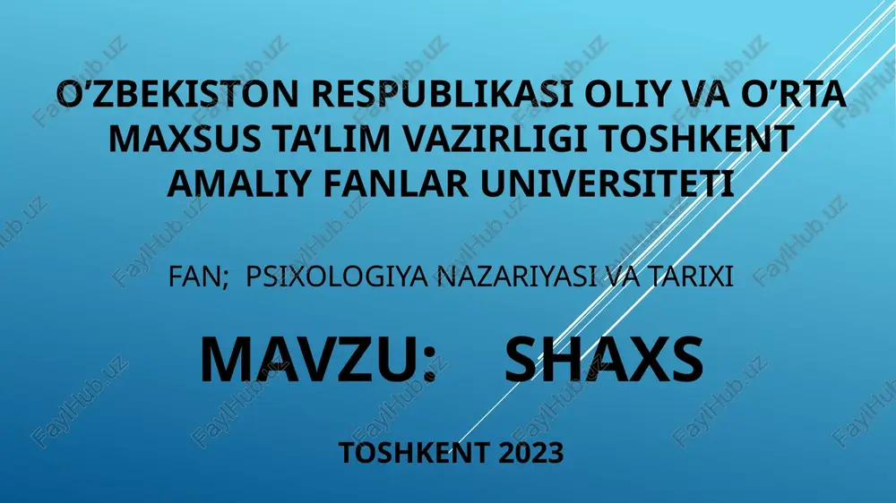 shaxs — PPTX