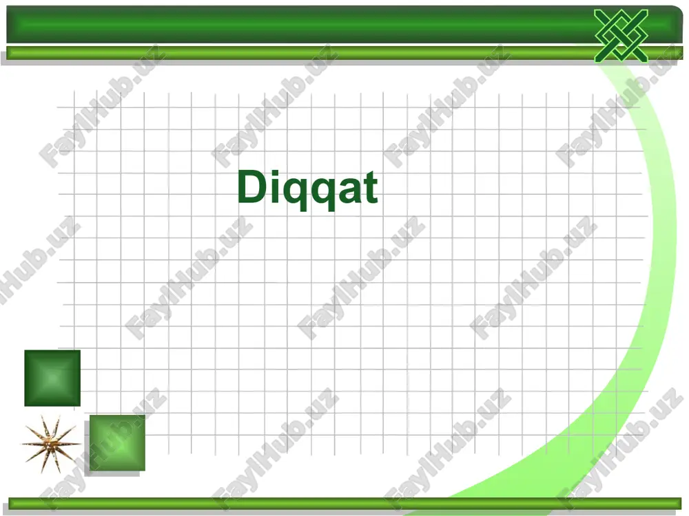 diqqat — PPT