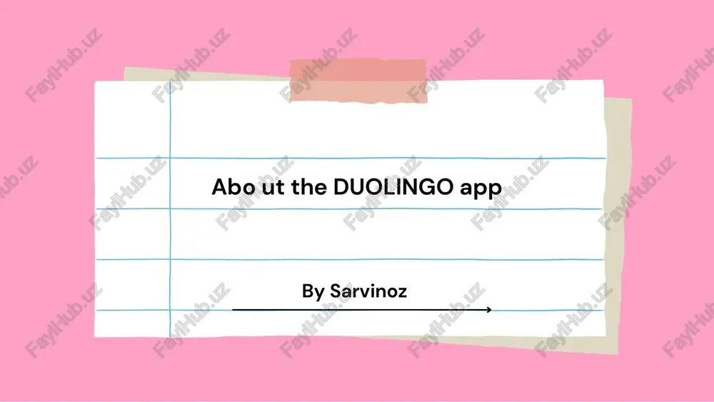 duolingo app — PDF