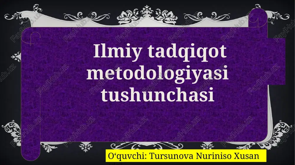 ilmiytadqiqotmetodologiyasi — PPTX