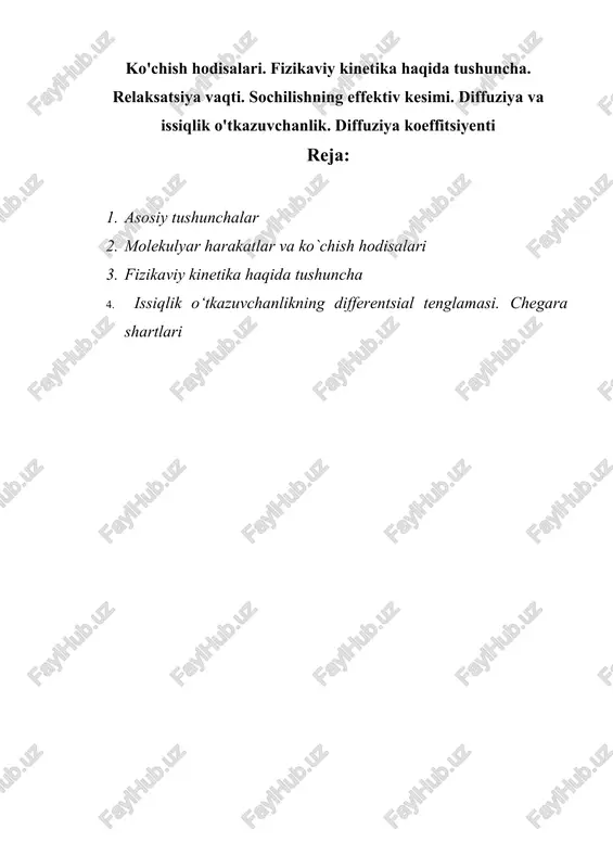 fizikaviy kinetika — DOCX