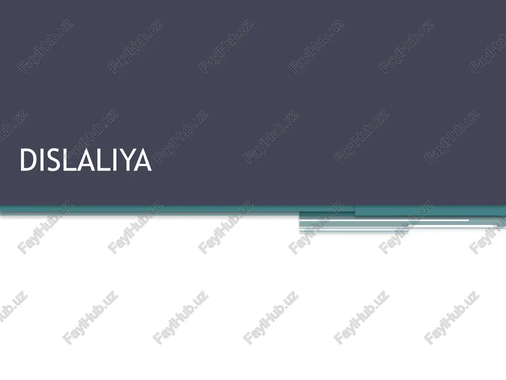dislaliya — PPTX