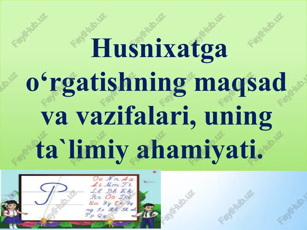 husnixatvaunio ’qitishmetodikasi — PPTX