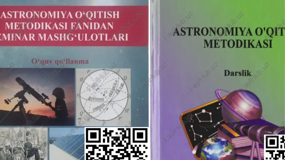 astronomiya o'qitish metodikasi — PPTX