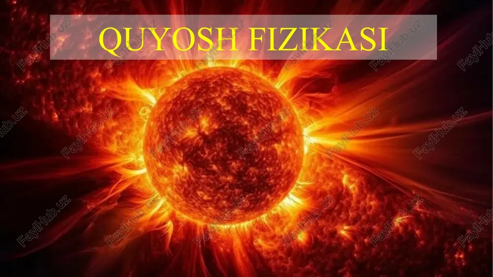 quyoshfizikasi — PPTX
