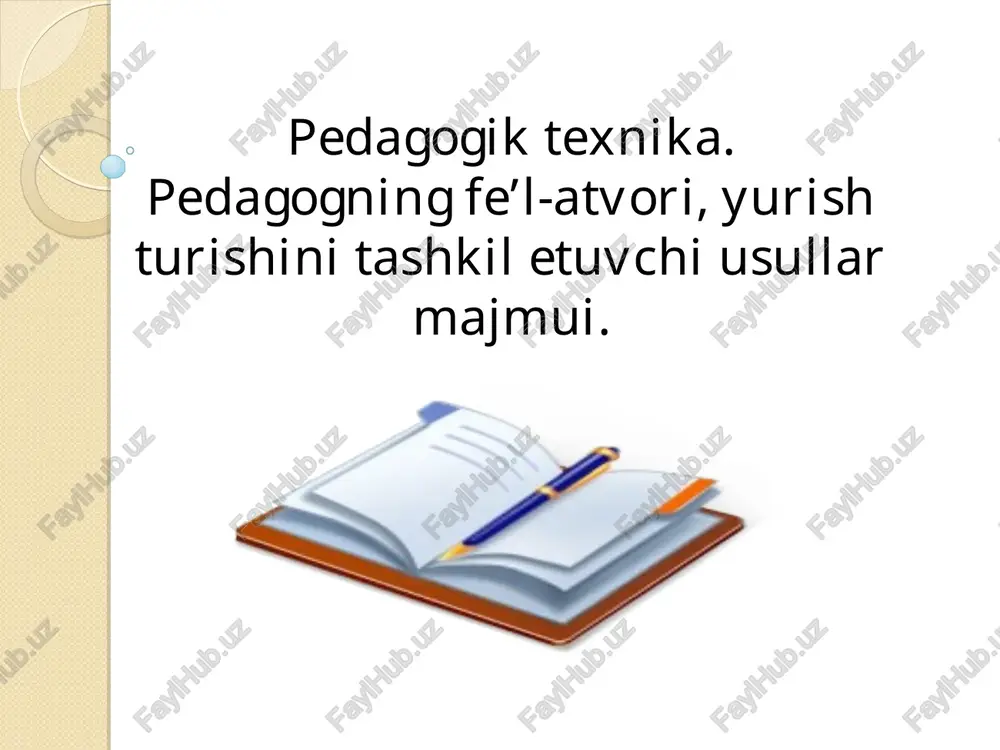 pedagogik texnika — PPT