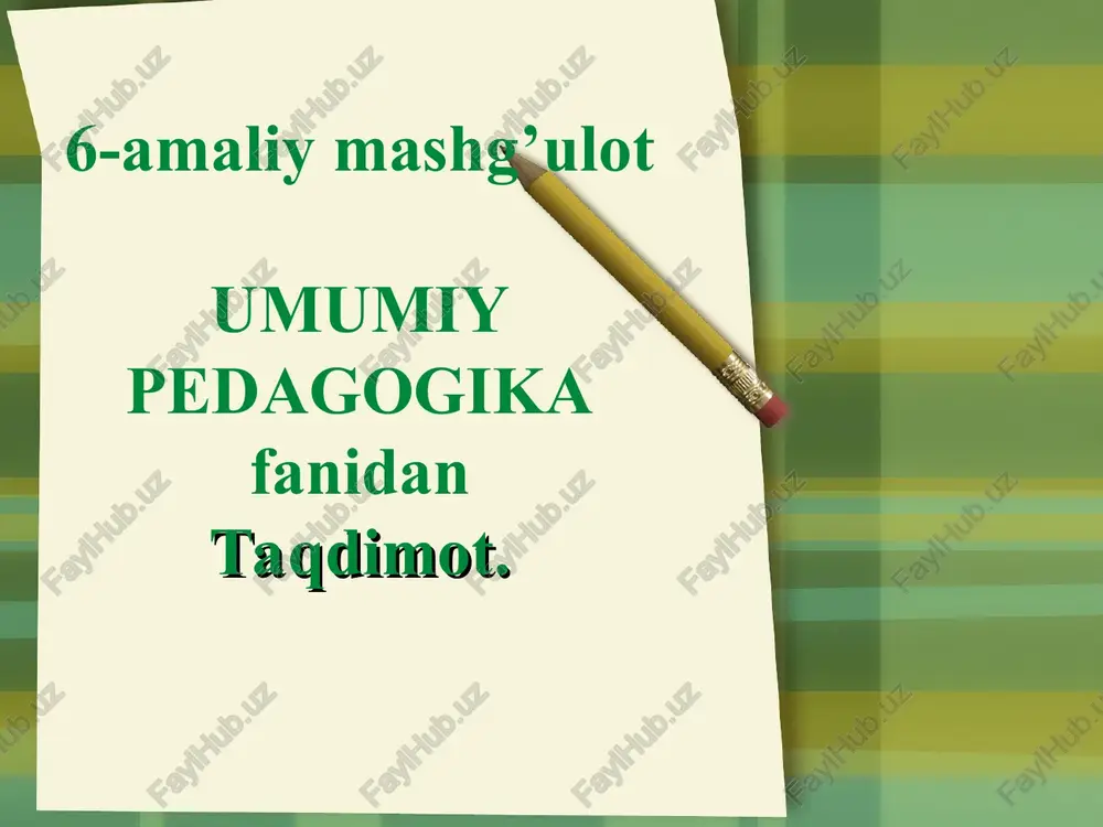 pedagogik muloqot — PPT