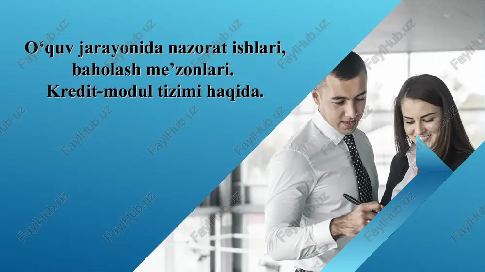 kredit-modul tizimi haqida — PPT