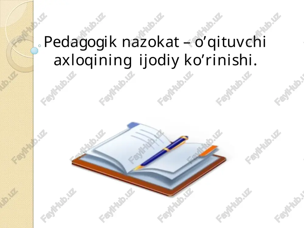 pedagogik nazokat — PPT