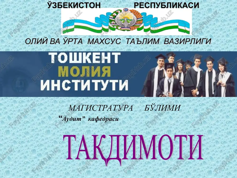moliyaviy natijalar — PPT