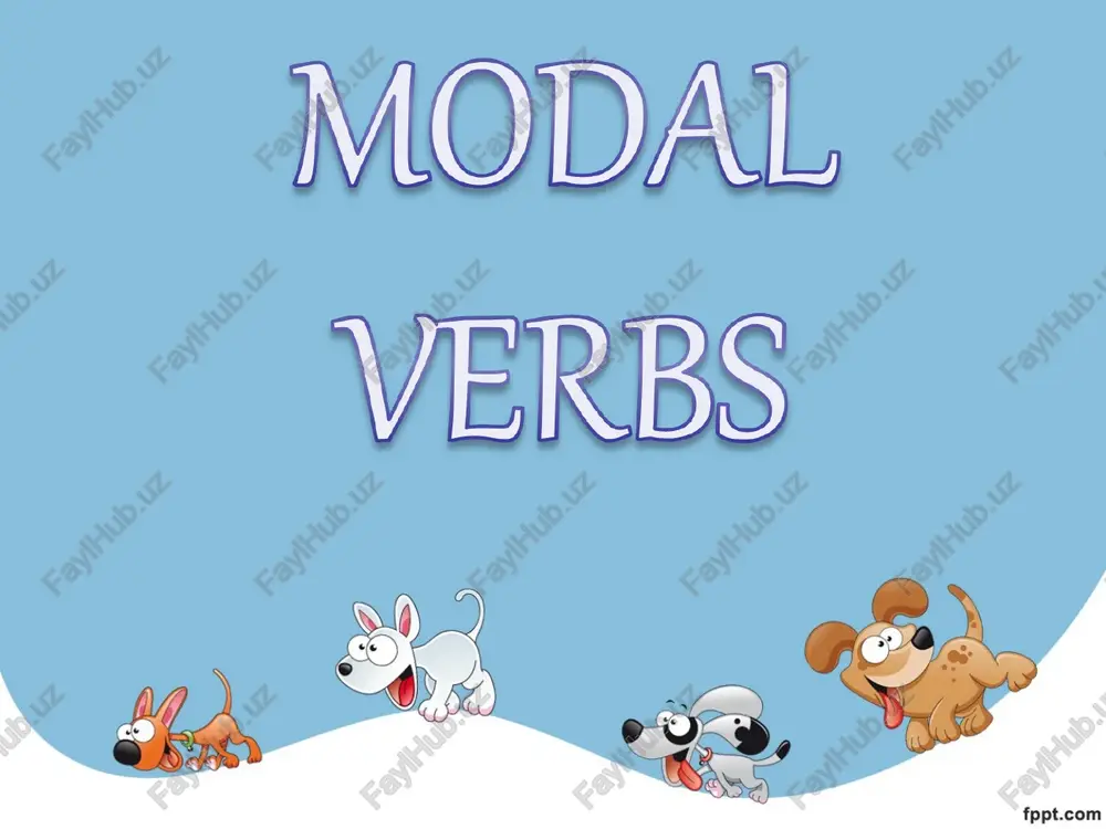 modal verbs — PPT