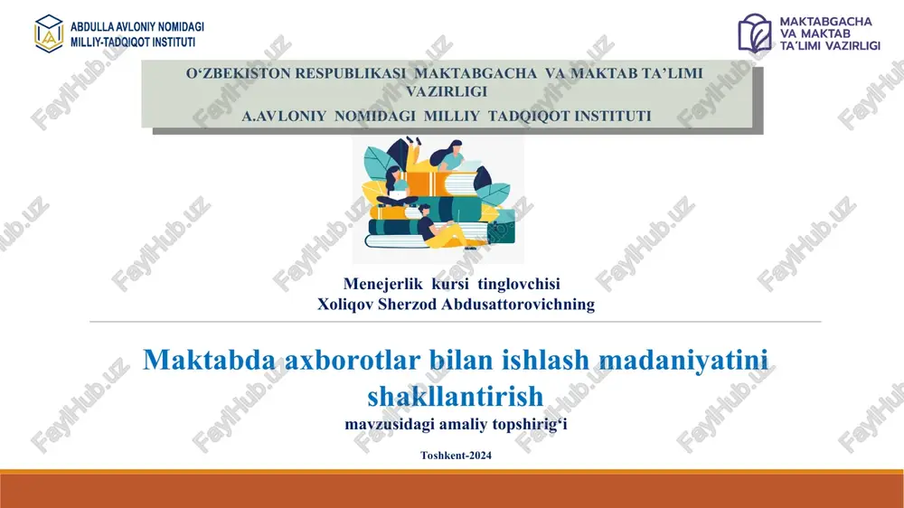 menejerlik kursi tinglovchisi — PPT