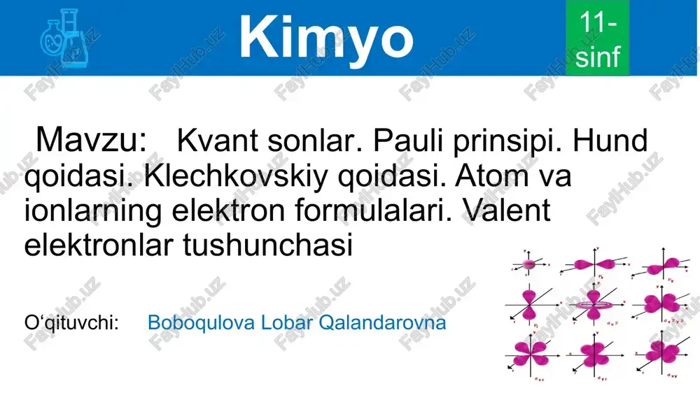 kimyo — PPTX