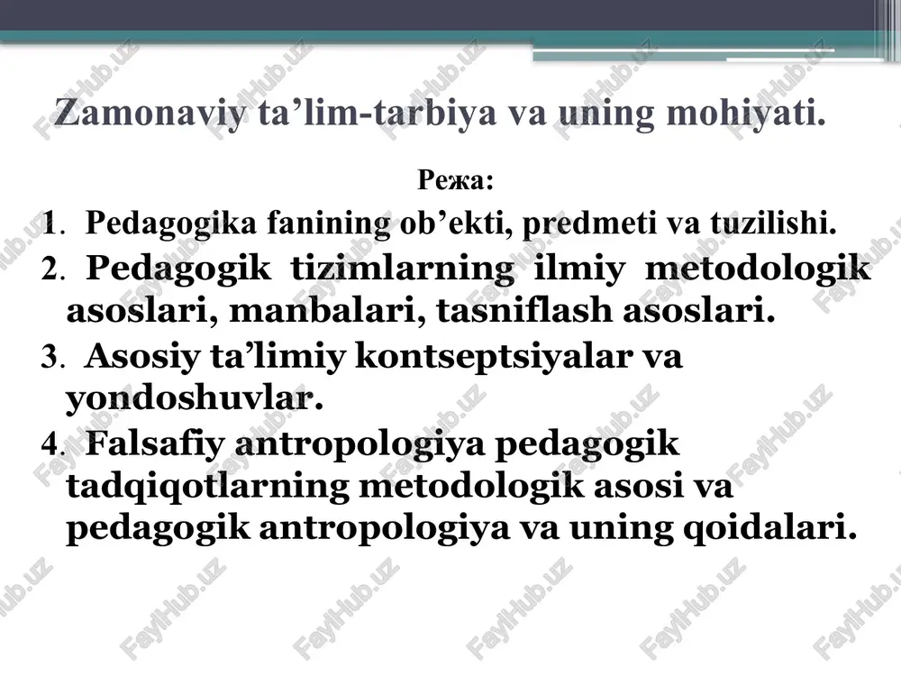 pedagogika — PPTX