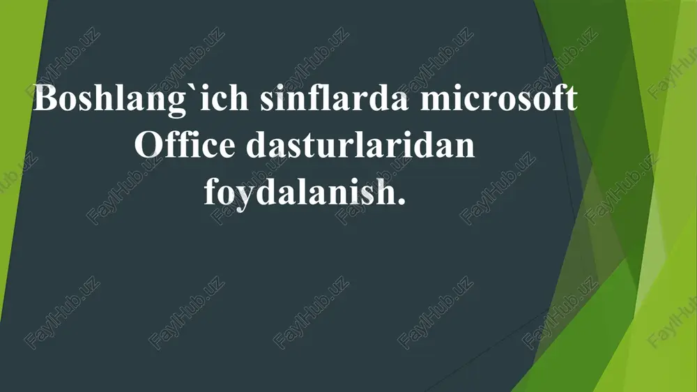microsoft office — PPTX