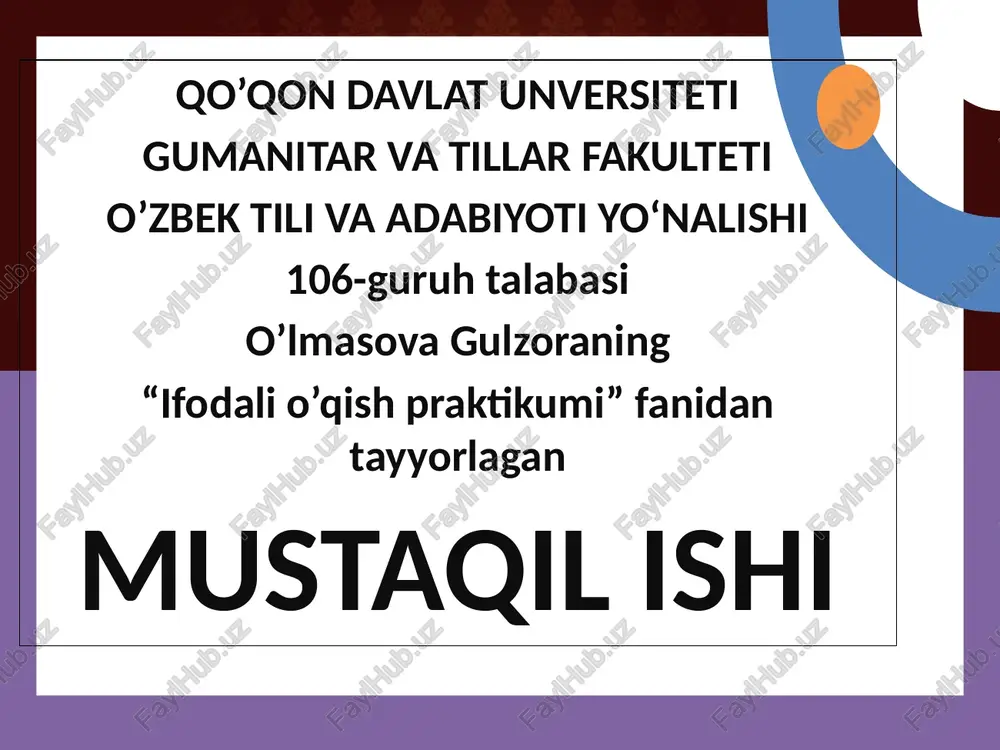 nutq va nutq texnikasi tushunchalari. — PPTX