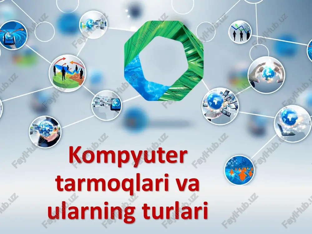 kompyuter tarmoqlari va ularning turlari — PDF