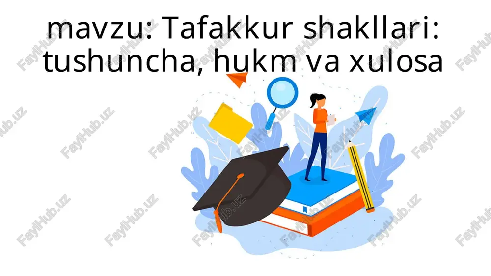 tafakkur shakllari — PPTX