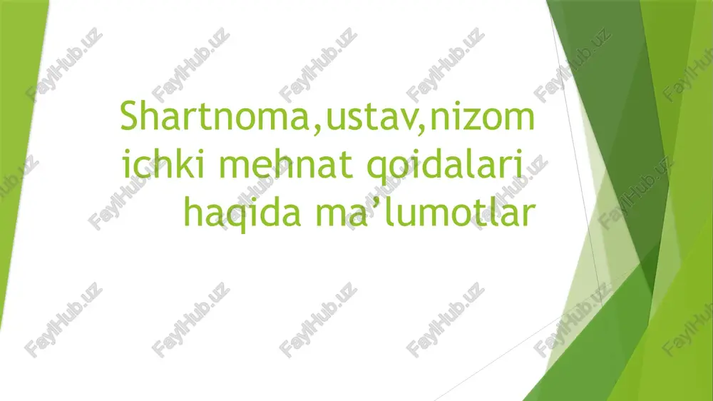 nizom — PPTX