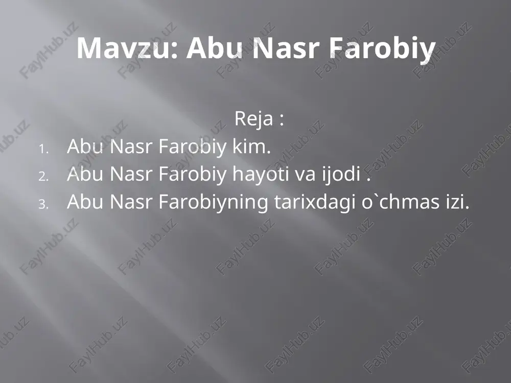 abu nasr farobiy — PPTX