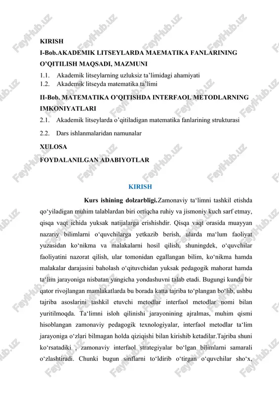 zamonaviy ta‘lim tizimi — DOCX