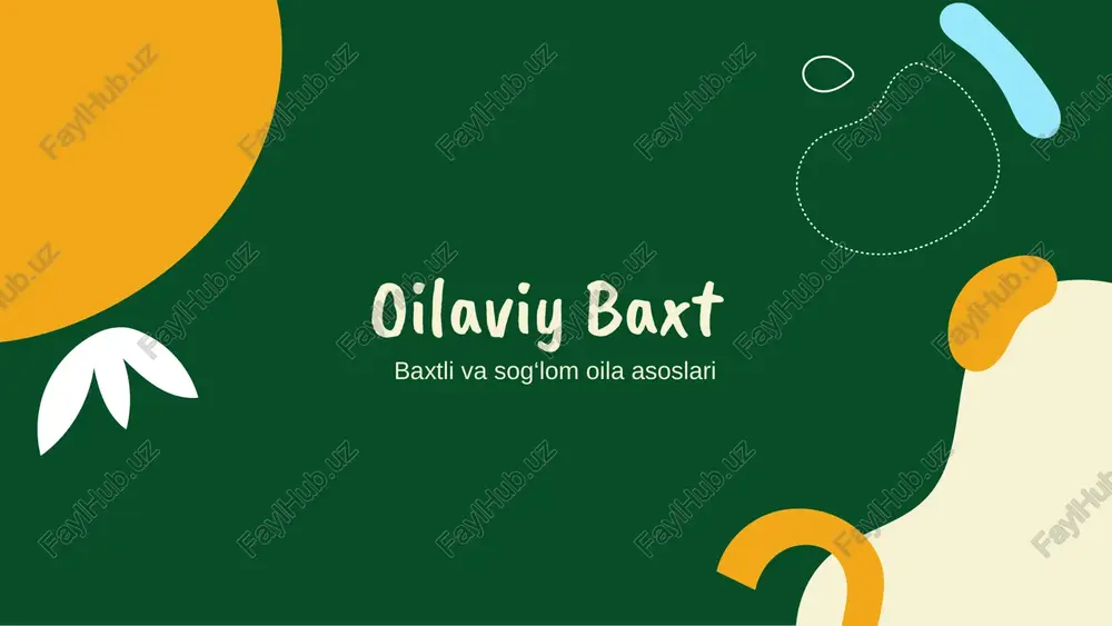 oilaviy baxt — PDF
