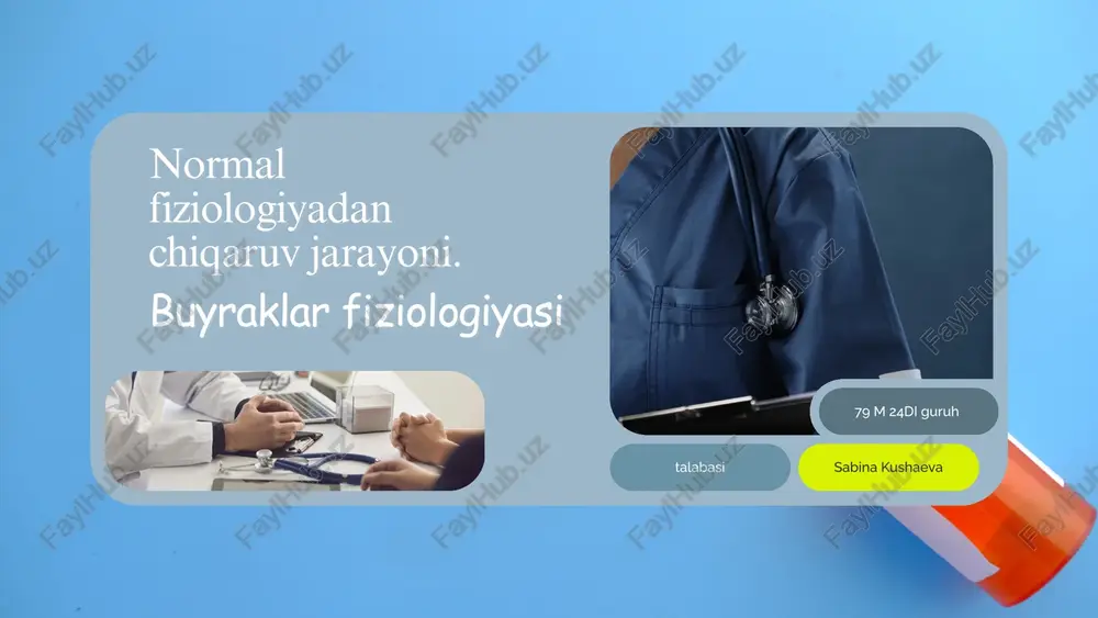 buyraklar fiziologiyasi — PDF