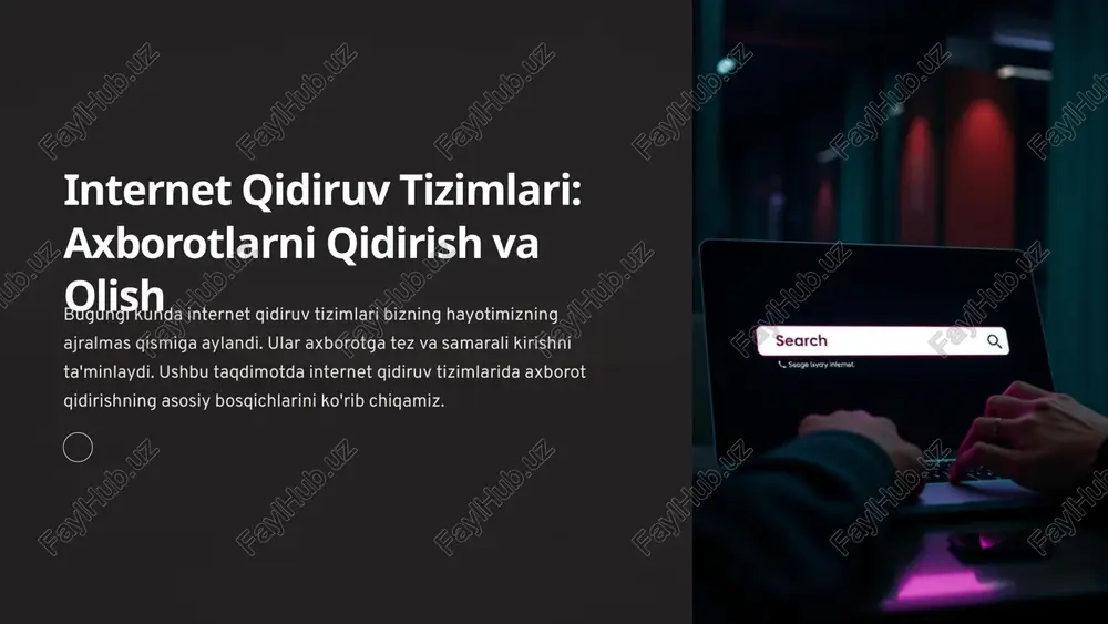 internet qidiruv tizimlari — PPTX