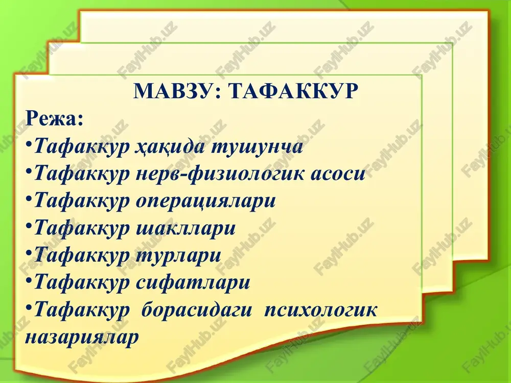 tafakkur — PPT
