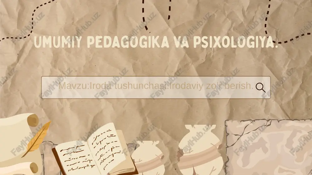 irodatushunchasi.irodaviyzo’rberish — PPTX