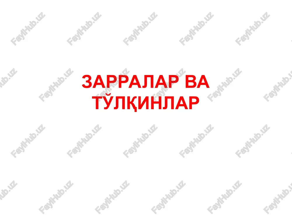 de-broyl gipotezasi — PPT