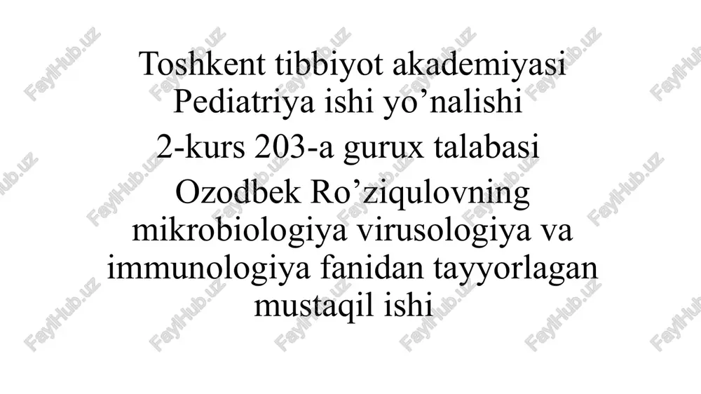 hla, sotokinin va interferon — PPTX