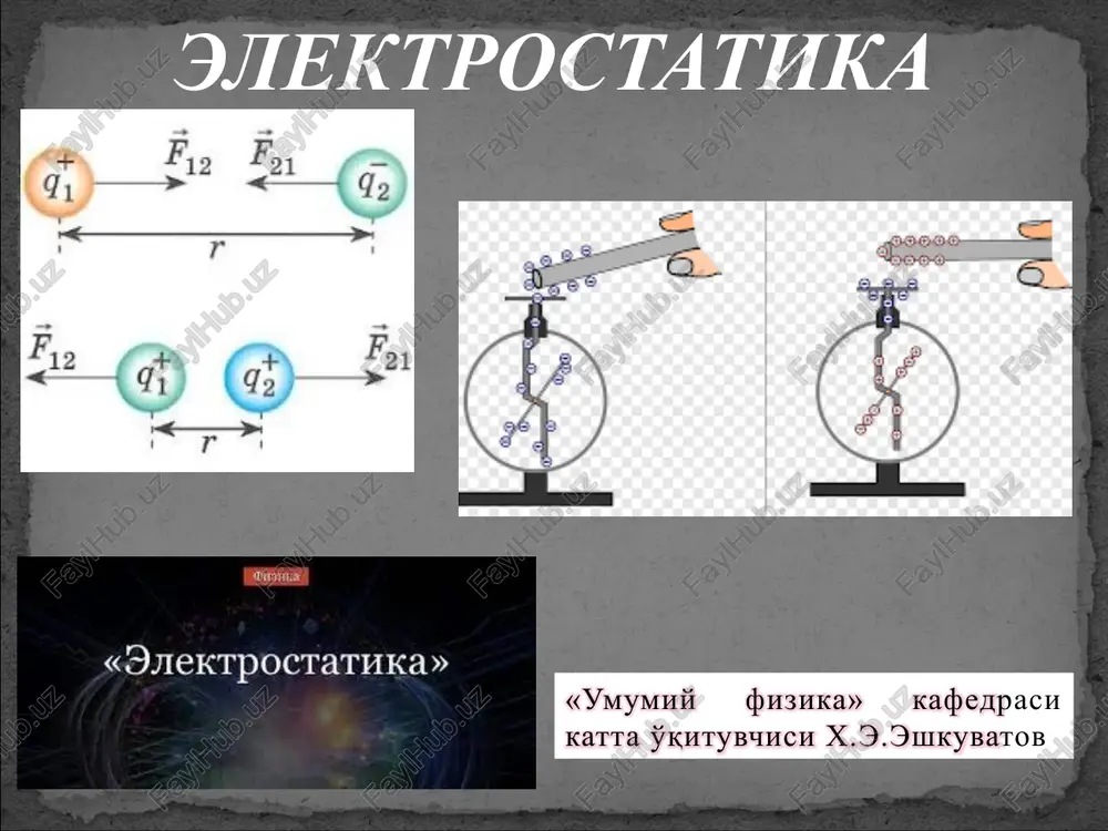 elektrostatika — PPTX
