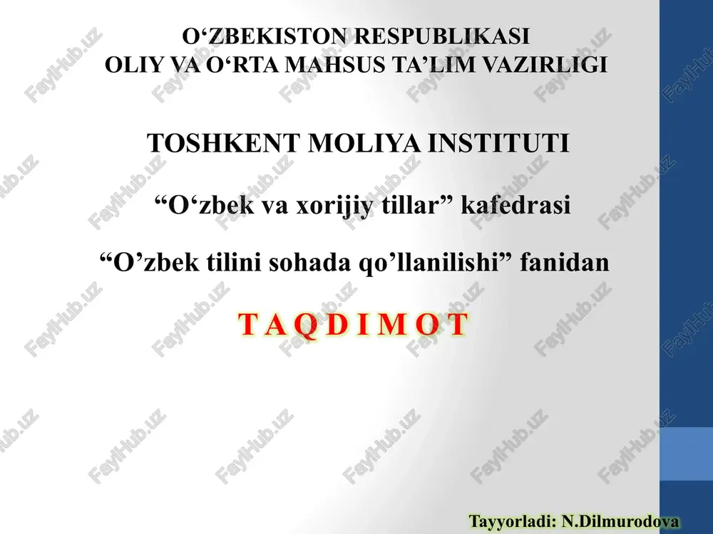 esse va taqriz. maqola va press-relizyozish — PPTX