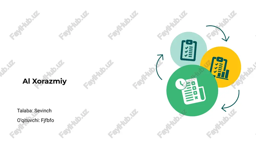 al xorazmiy — PPTX