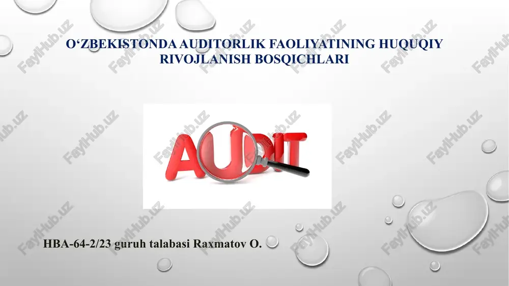huquqshunoslik — PPTX