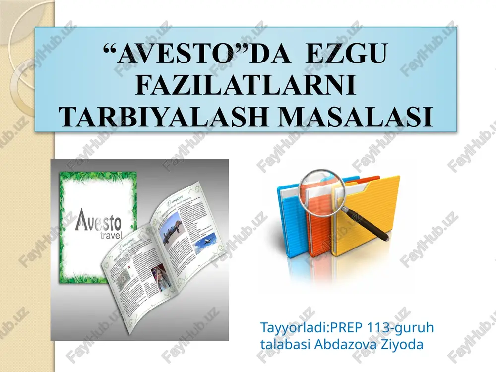 avesto — PPTX