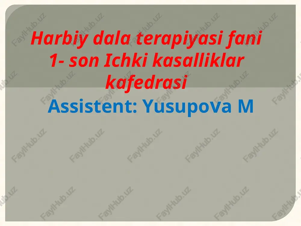 davomliezilish sindromi — PPTX