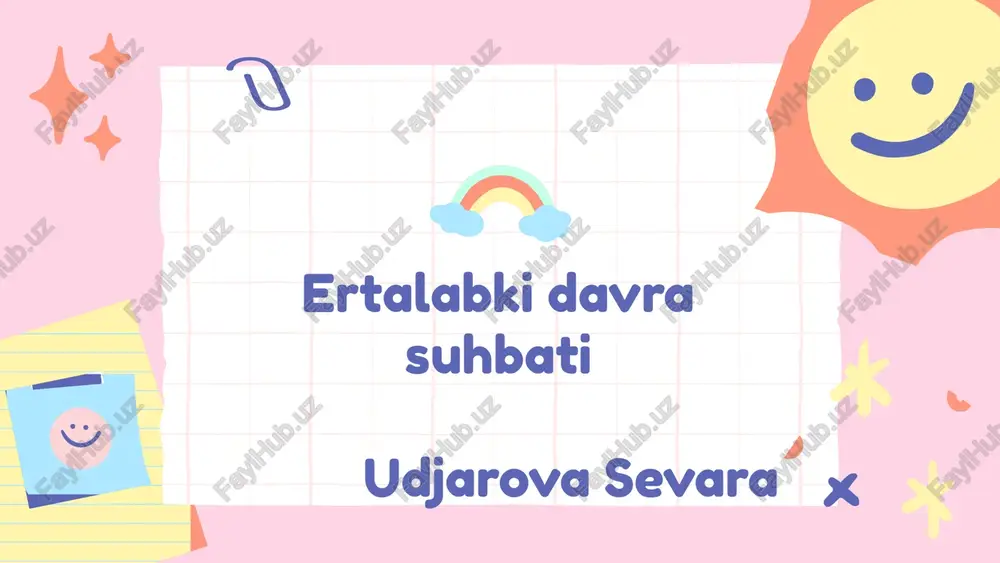 ertaolding davra suhbatlari — PPTX