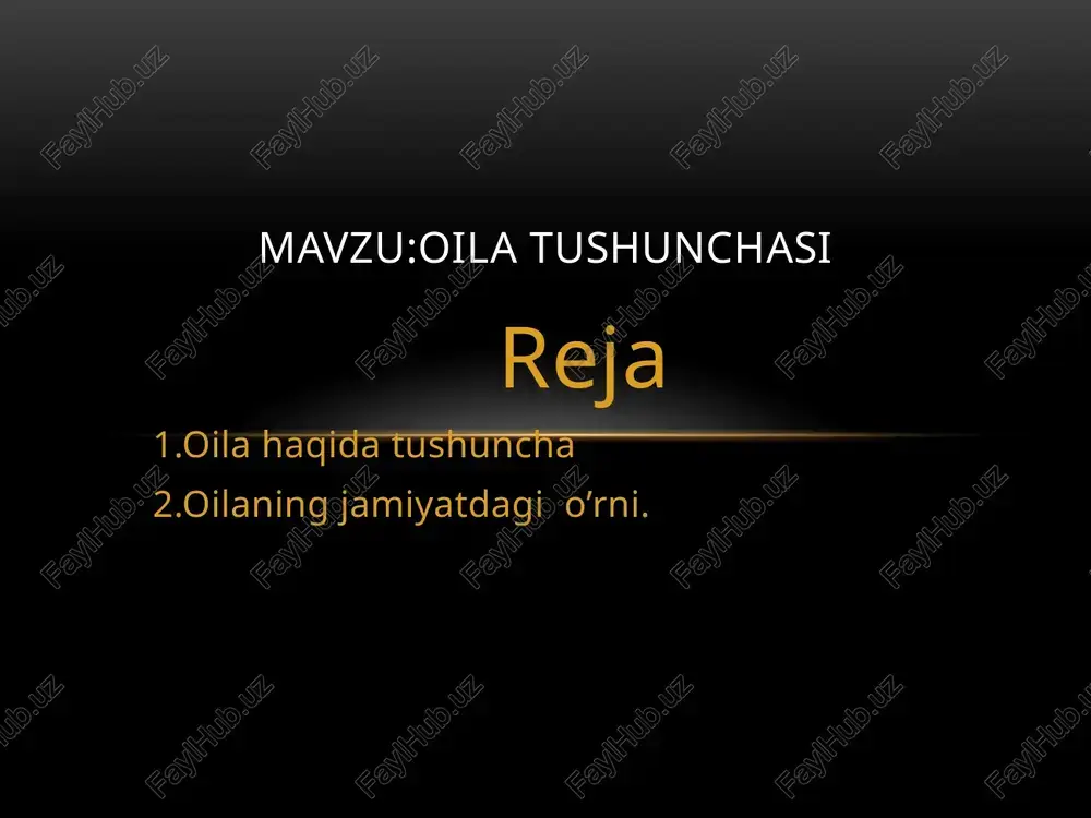 oilatushunchasi — PPTX