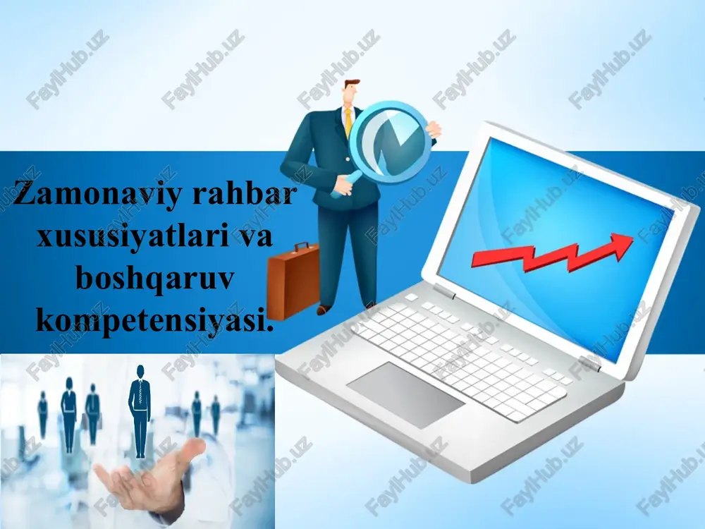zamonaviy rahbarlik uslubi va boshqaruv kompetentsiyasi — PPTX