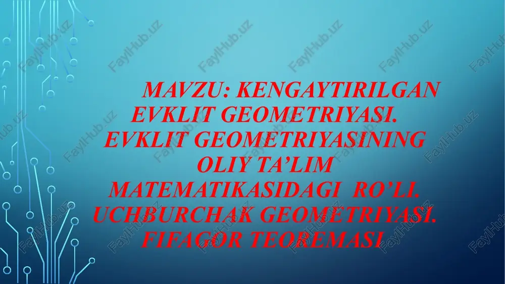 evklitgeometriyasi — PPTX