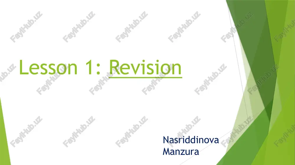 revision — PPTX