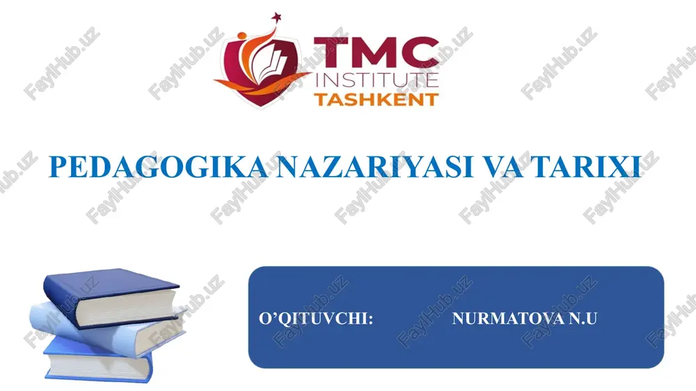 zamonaviy darstipologiyasi va unga qo‘yiladigandidaktiktalablar — PPTX