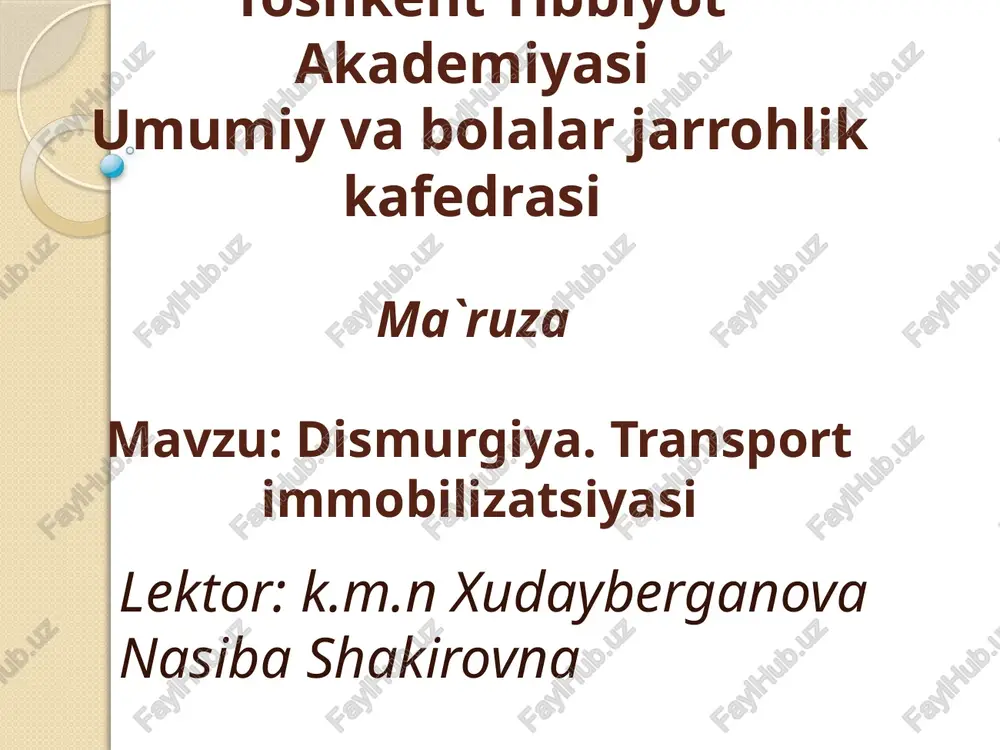 desmurgiya — PPTX
